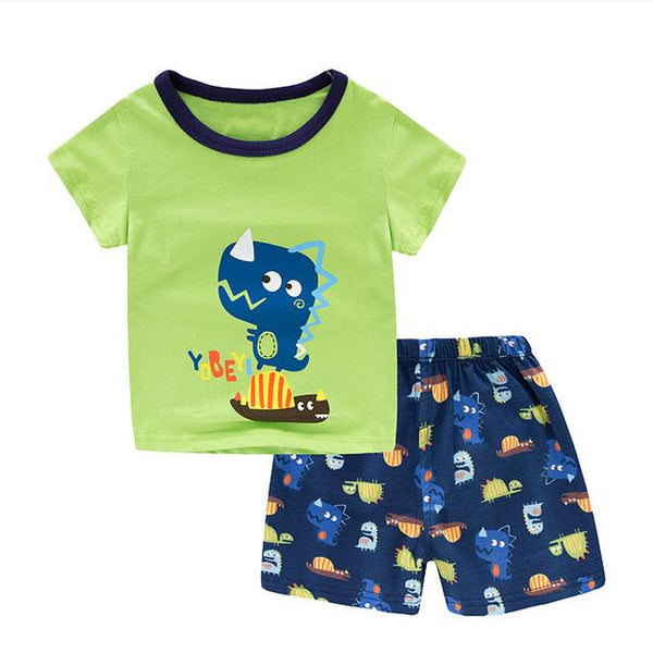 SAILEROAD Children's Pajamas Sets Boys Girls Pyjamas Cartoon Plane Sleepwear Suit Pijama Unicornio Pijama Infantil kids Clothes