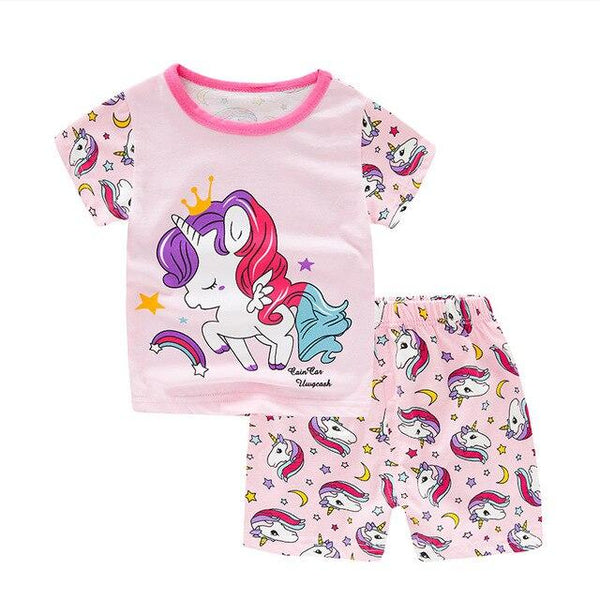 SAILEROAD Children's Pajamas Sets Boys Girls Pyjamas Cartoon Plane Sleepwear Suit Pijama Unicornio Pijama Infantil kids Clothes