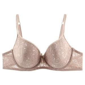 PlusGalpret Women's Push Up Bra Lace Sexy Solid Lingerie Plus Size Padded Brassiere Floral Soutien Gorge Bh Big Size 80B-115D