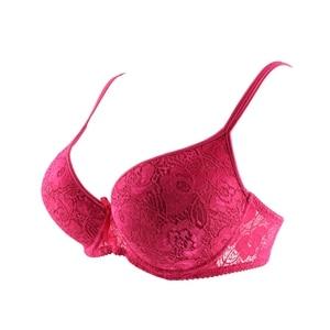 PlusGalpret Women's Push Up Bra Lace Sexy Solid Lingerie Plus Size Padded Brassiere Floral Soutien Gorge Bh Big Size 80B-115D