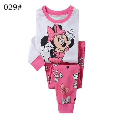 Baby Boys Girls Pajamas Children Long Sleeve Casual Clothes Set Bodysuit Kids Cartoon Sleepwear Boys Homewear Clothing P158