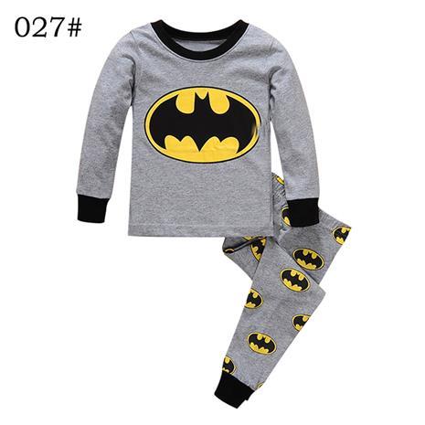 Baby Boys Girls Pajamas Children Long Sleeve Casual Clothes Set Bodysuit Kids Cartoon Sleepwear Boys Homewear Clothing P158