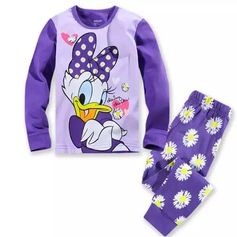 2019 Girls Cartoon Pijamas Kids Pyjamas Children Pajamas Clothing Set Long Sleeve Kids Sleepwear Girls Pajama Sets