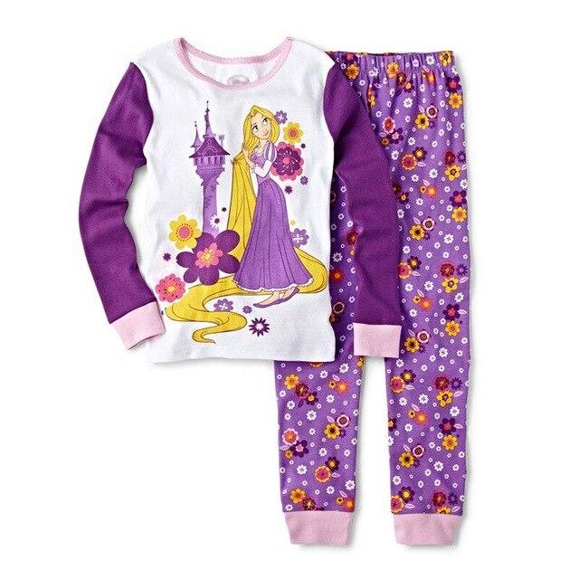 2019 Girls Cartoon Pijamas Kids Pyjamas Children Pajamas Clothing Set Long Sleeve Kids Sleepwear Girls Pajama Sets