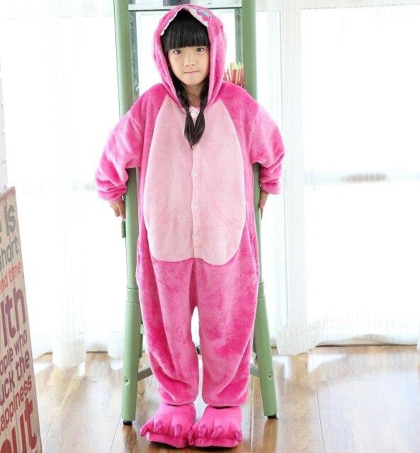 Children Flannel Pajamas Kids Winter Sleepwear Boys Onesies Girl Pajama Set Kigurumi Unicorn Pikachu Panda Giraffe Animal Pyjama