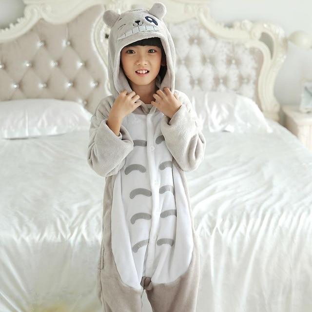 Children Flannel Pajamas Kids Winter Sleepwear Boys Onesies Girl Pajama Set Kigurumi Unicorn Pikachu Panda Giraffe Animal Pyjama