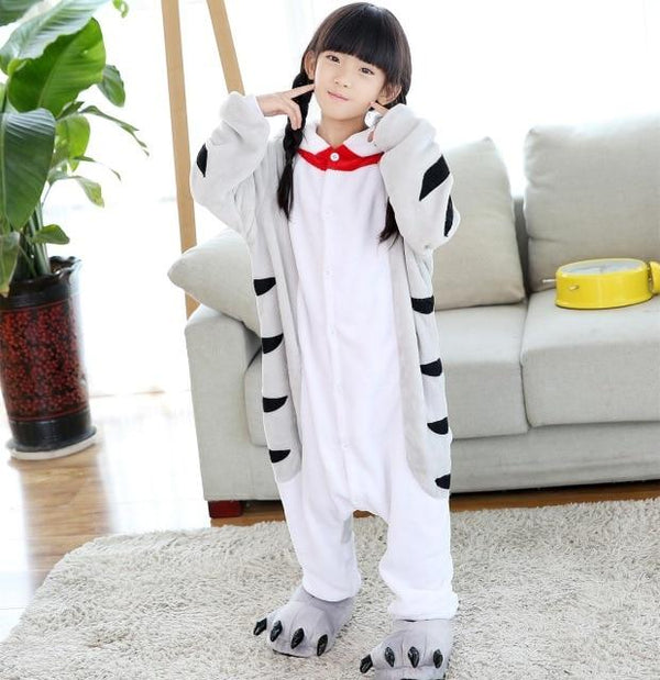 Children Flannel Pajamas Kids Winter Sleepwear Boys Onesies Girl Pajama Set Kigurumi Unicorn Pikachu Panda Giraffe Animal Pyjama