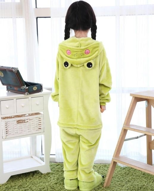 Children Flannel Pajamas Kids Winter Sleepwear Boys Onesies Girl Pajama Set Kigurumi Unicorn Pikachu Panda Giraffe Animal Pyjama