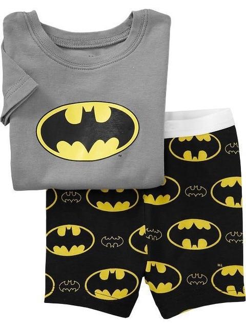 2019 Summer Children Cartoon Pyjamas Clothing Sets Boys Girls Short Sleeve Tops+Pants Suit Baby Kids Pajamas Set for 2-7T