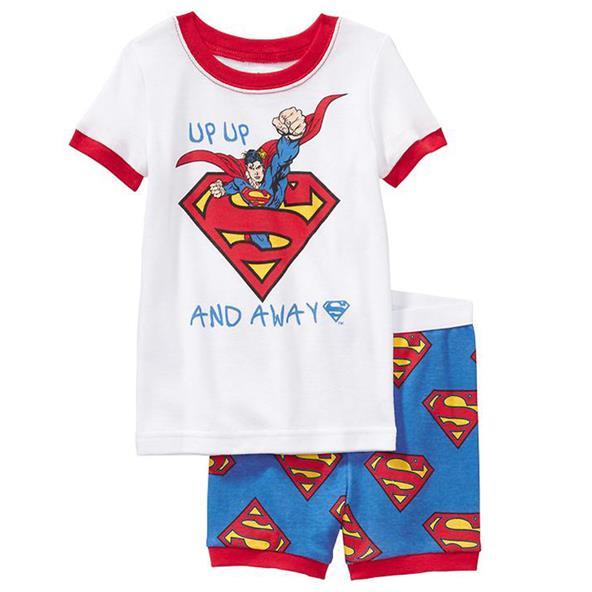 2019 Summer Children Cartoon Pyjamas Clothing Sets Boys Girls Short Sleeve Tops+Pants Suit Baby Kids Pajamas Set for 2-7T