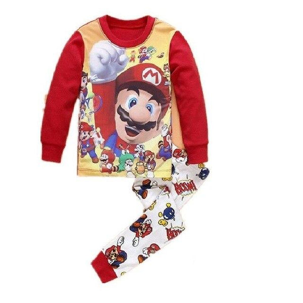 Baby Boys Pyjamas Set Cutyome Long Sleeve Autmn Winter Kid Cotton Home Sleepwear Nightgown Children's Animal Pajama Set