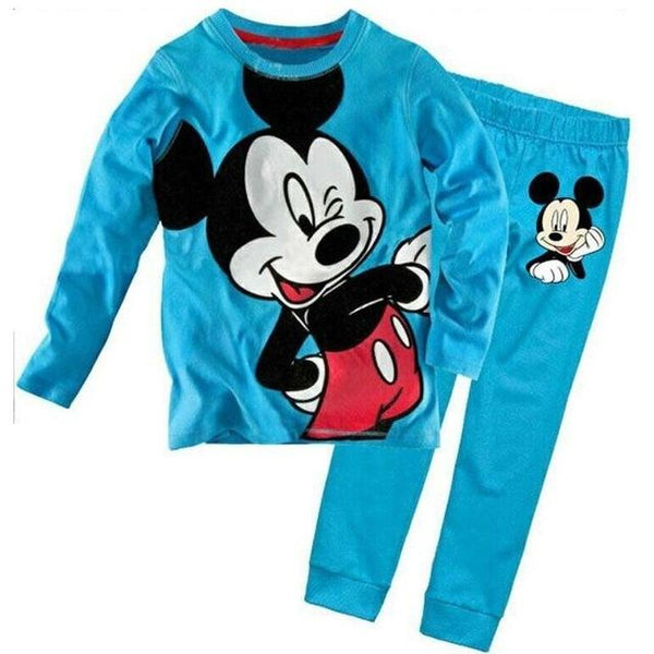 Baby Boys Pyjamas Set Cutyome Long Sleeve Autmn Winter Kid Cotton Home Sleepwear Nightgown Children's Animal Pajama Set