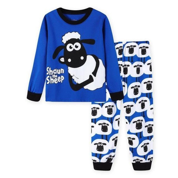 Baby Boys Pyjamas Set Cutyome Long Sleeve Autmn Winter Kid Cotton Home Sleepwear Nightgown Children's Animal Pajama Set