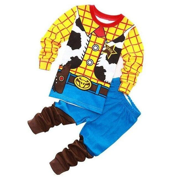 New Baby Wear kids Spider-Man Pyjamas Pijamas Children's Cartoon Batman Pajamas Boys Printed Sleepwears Clothing sets