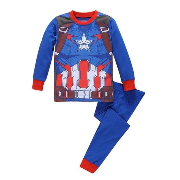 New Baby Wear kids Spider-Man Pyjamas Pijamas Children's Cartoon Batman Pajamas Boys Printed Sleepwears Clothing sets