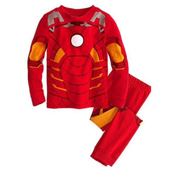 New Baby Wear kids Spider-Man Pyjamas Pijamas Children's Cartoon Batman Pajamas Boys Printed Sleepwears Clothing sets