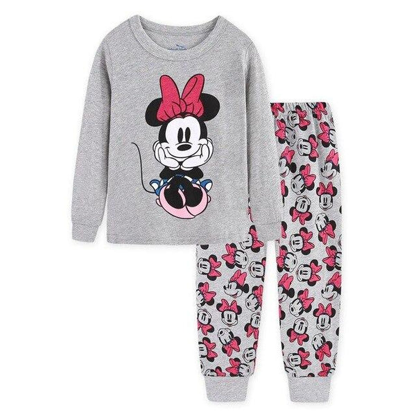 Children pajamas cotton clothing sets new Girls Cartoon kids pajamas pajamas Autumn Winter indoor clothing