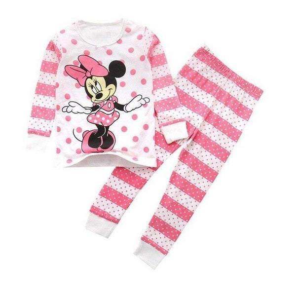 Children pajamas cotton clothing sets new Girls Cartoon kids pajamas pajamas Autumn Winter indoor clothing