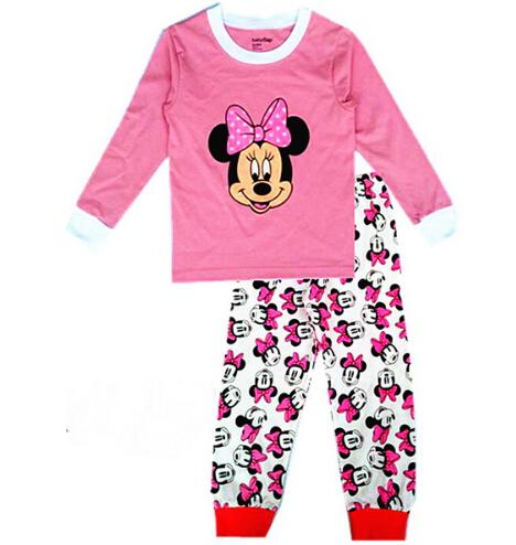Children pajamas cotton clothing sets new Girls Cartoon kids pajamas pajamas Autumn Winter indoor clothing