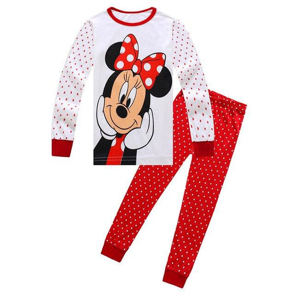 Children pajamas cotton clothing sets new Girls Cartoon kids pajamas pajamas Autumn Winter indoor clothing