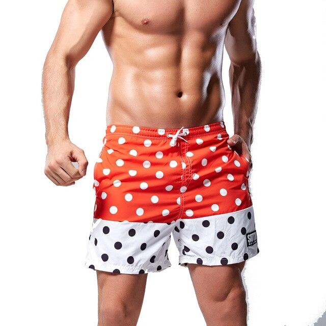 Sexy men Swimwear Mens Swim shorts Sunga Swimsuit Quick Dry Swimming Trunks Boxer Surf Board Bathing Suit Beach Shorts plus size