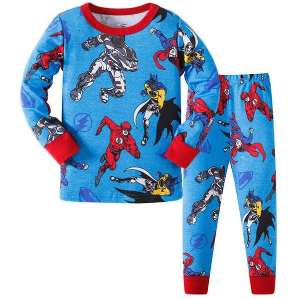 Girls Home Sleepwear Baby Kids Cotton Pajamas Set Children Cartoon Long Sleeve Pyjamas Clothing Sets Boys Casual Pijamas Set