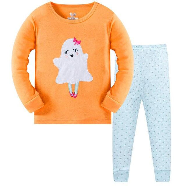 Girls Home Sleepwear Baby Kids Cotton Pajamas Set Children Cartoon Long Sleeve Pyjamas Clothing Sets Boys Casual Pijamas Set