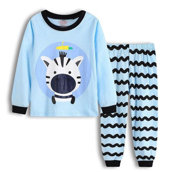 SAILEROAD Children Pajamas Cartoon Sheep Pyjamas Set Kids Pijama Infantil Boys Nightwear Cotton Girls Long Sleeve Sleepwear Suit