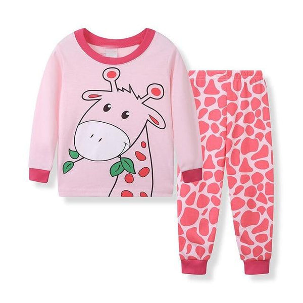 SAILEROAD Children Pajamas Cartoon Sheep Pyjamas Set Kids Pijama Infantil Boys Nightwear Cotton Girls Long Sleeve Sleepwear Suit