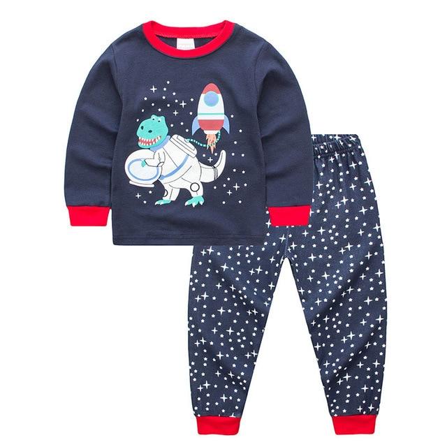 SAILEROAD Children Pajamas Cartoon Sheep Pyjamas Set Kids Pijama Infantil Boys Nightwear Cotton Girls Long Sleeve Sleepwear Suit