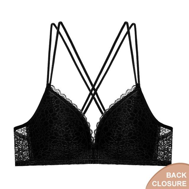Perfering Super Push Up Bra For Women Lace Wireless Lingerie Femmale Underwear Sexy Bralette Seamless Brassiere Sexy 70 75 80 85