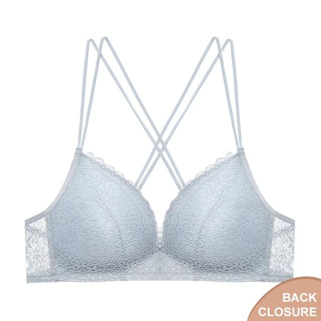 Perfering Super Push Up Bra For Women Lace Wireless Lingerie Femmale Underwear Sexy Bralette Seamless Brassiere Sexy 70 75 80 85