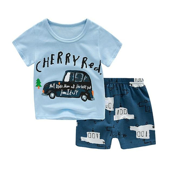 Summer Children's Pajamas Girls Cartoon Unicorn Pajamas Infantil Baby Clothing Sets Cotton Kids Pyjamas Sleepwear Boys Pijamas