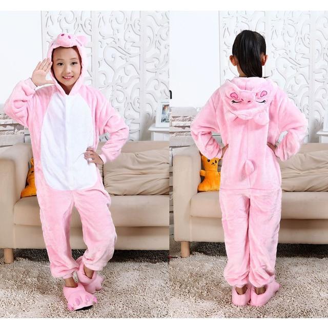 Cartoon Stitch Blanket Sleeper Animal Pajamas Boys Girls Pijamas Kids Costume Pajama Pyjamas Children Unicorn Pijamas Girls