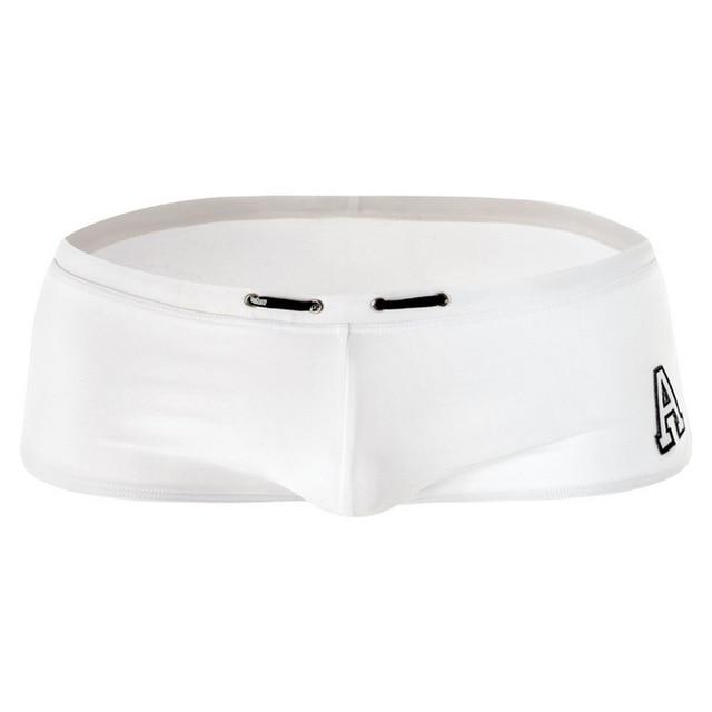 AUSTINBEM Hot Summer A Letter Men Shorts Swimsuit Swim Sexy Sunga Gay Mens Swimwear Swimming Boxer Trunks Man Beach Shorts 219