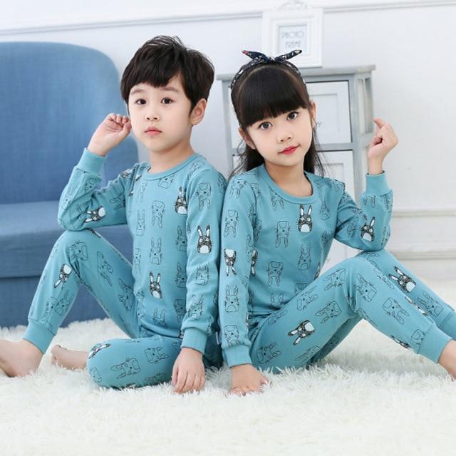 Autumn Boys Night Suit Pyjamas Kids Baby Sleepwear Long Sleeve Christmas Pajamas Set Baby Girl Clothes Children Pijamas Infantil