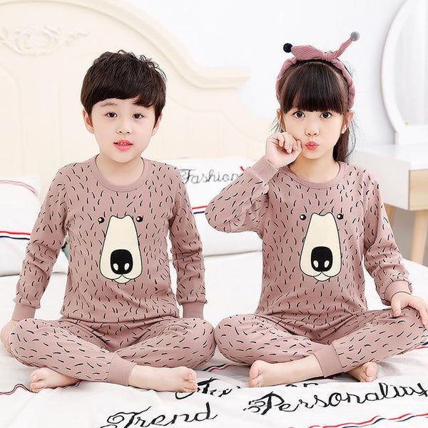 Kids Clothes Big Boys Girls Pajamas Sets Unicornio Pyjamas Kids Sleepwear Cotton Nightwear Homewear Cartoon Toddler Baby Pyjama
