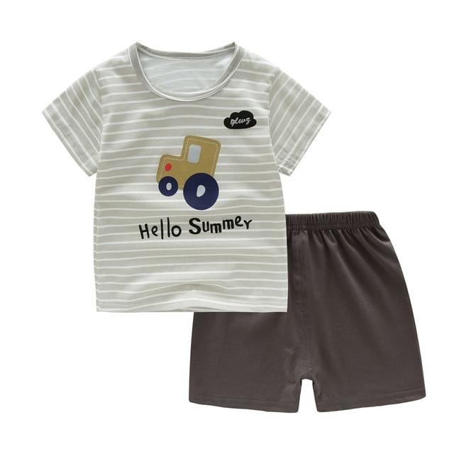 SAILEROAD Baby Girls Pajamas Set Cartoon Lovely Girl Printed pyjamas Autumn Long Sleeve Sleepwear Boy Cotton Children's pijamas