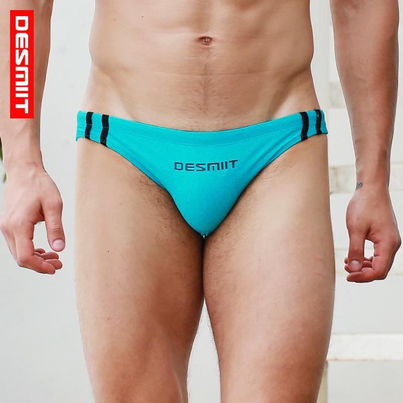 Desmiit Mens Swim Briefs Sexy Swimming Trunks Quick Dry Men Swimwear Bathing Suit Swimsuit Male Surfing Beach Short