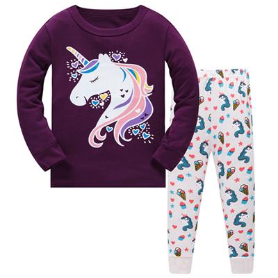 Children Casual Pajamas Clothing Set Boys & Girls Cartoon Sleepwear Suit Sets Kids Long-sleeved+Pant 2-Piece Cotton Pajamas Sets