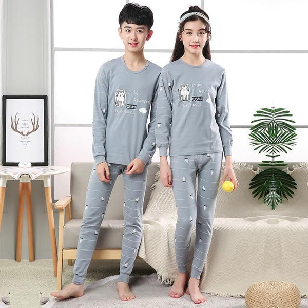 Autumn Children Clothes Kids Clothing Set Boys Pajamas Sets Nightwear Pajamas Girls Sleepwear Big Boy Girl Pyjamas Kids Clothes
