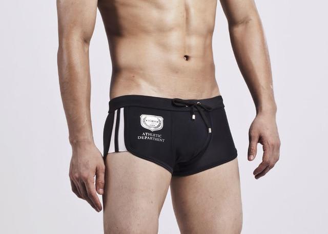 Free Shipping Mens Swimming Brief Tie Trunks Rope Style Swimsuit Sexy Bathing Pants For Men