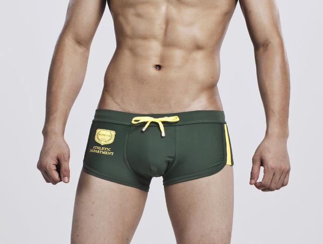 Free Shipping Mens Swimming Brief Tie Trunks Rope Style Swimsuit Sexy Bathing Pants For Men