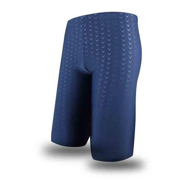 Men Shark Skin Water Repellent Professional Competitive Swimming Trunks Brand Soild Jammer Swimsuit Pant Racing Briefs AA503