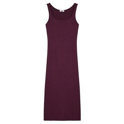 2019 Summer Casual Home Wear Nightdress Women Basic Sleeveless Sleepwear Long Style Nighty Night Gown Modal Nightwear One Size