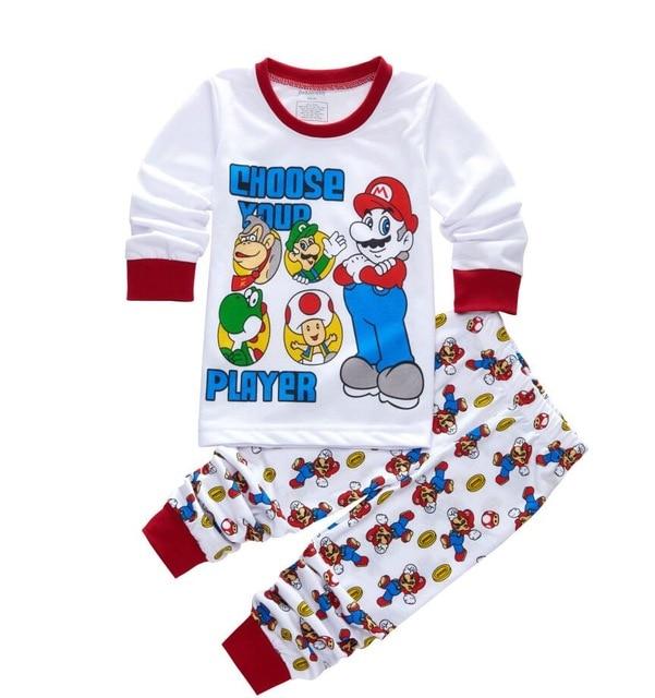 New Kids Toddler Baby Girls anna elsa tigger Mickey Minnie Mouse Sleepwear Pj's Cartoon Long Sleeve Top+Pant 2pcs Pajamas Sets