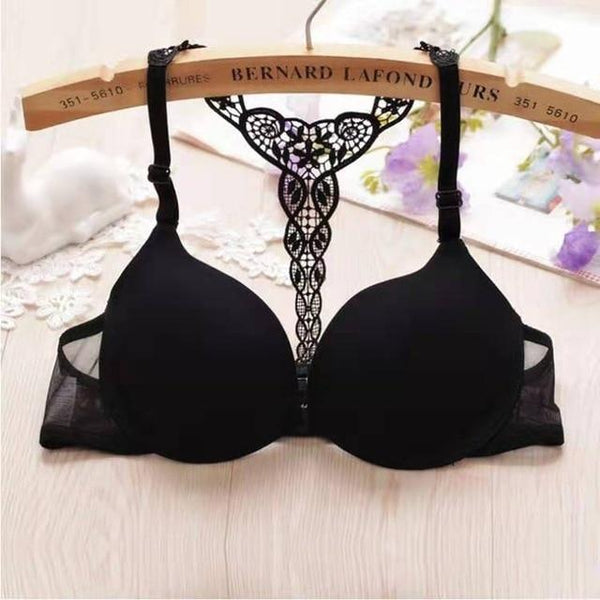new sexy front buckle push up bras for women thin cup brassiere lace back underwear modis bralette lingerie sutia