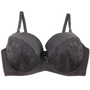 PariFairy 42-48 DDD F DDDD G Plus Size Bra For Women Big Larger Full Cup Floral Lace Unlined Push Up Healthy Brassiere Underwear