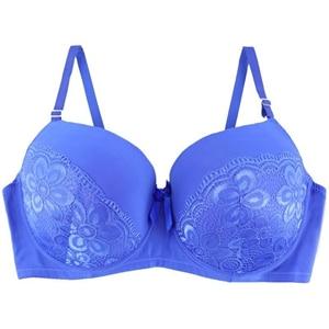 PariFairy 42-48 DDD F DDDD G Plus Size Bra For Women Big Larger Full Cup Floral Lace Unlined Push Up Healthy Brassiere Underwear