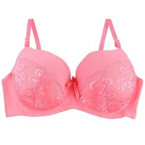 PariFairy 42-48 DDD F DDDD G Plus Size Bra For Women Big Larger Full Cup Floral Lace Unlined Push Up Healthy Brassiere Underwear